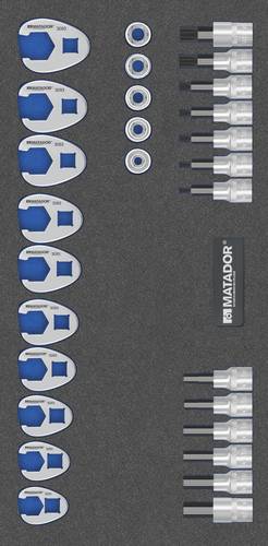 Matador Schraubendrehereinsatz-Set 3/8  (10 mm) 28teilig 81643093 von Matador Schraubwerkzeuge