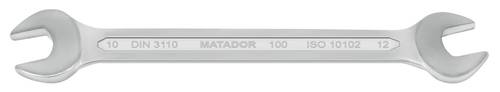 Matador Schraubwerkzeuge 01001012 Doppel-Maulschlüssel 10 - 12mm DIN 3110 von Matador Schraubwerkzeuge