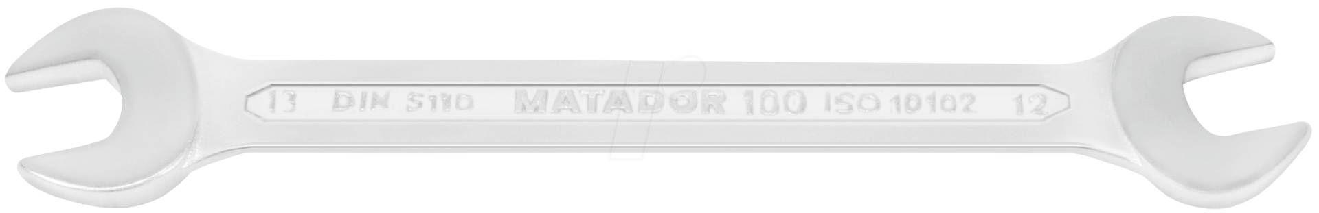 MAT 0100 9120 - Maulschlüsselsatz, SW 6-32, 12-teilig, DIN 3110 von Matador