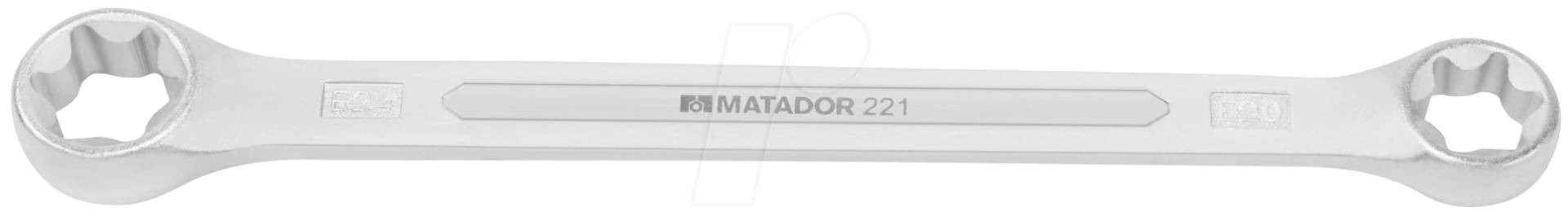 MAT 0221 1012 - Ringschlüssel, Torx, E 10 / 12, DIN 837, Form B von Matador