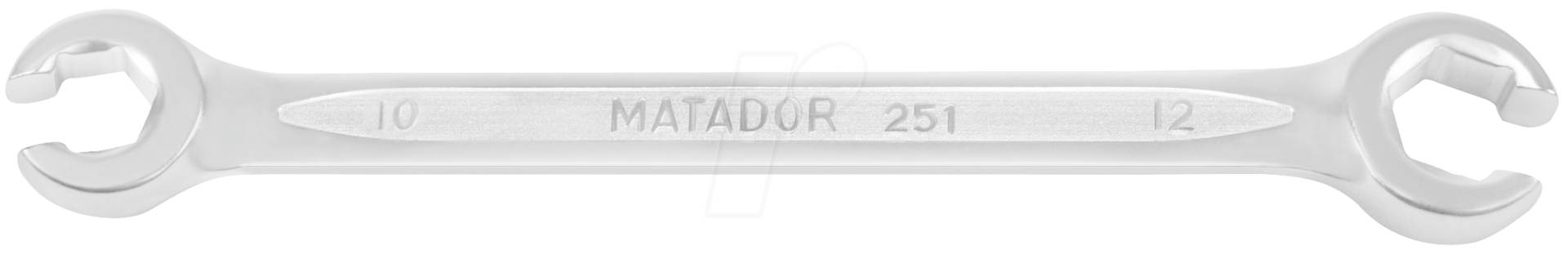 MAT 0251 1113 - Ringschlüssel, offen, SW 11 / 13, DIN 3118 von Matador