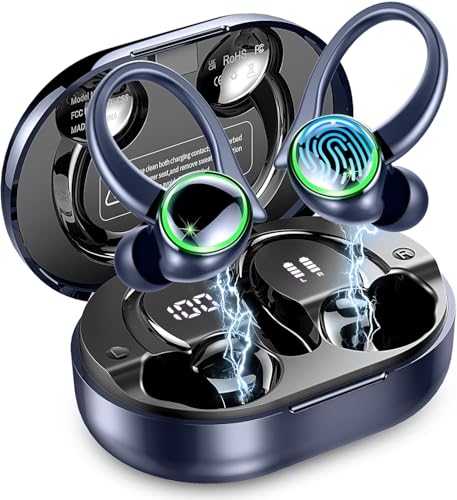 Matast Bluetooth Kopfhörer, Bluetooth 5.4 Sport Kopfhörer mit HiFi Stereo, 50 Stunden Wireless In Ear Kopfhörer Geräuschunterdrückung ENC und 4 HD Mics, IP7 Wasserdicht Kopfhörer, Ka Matast Bluetooth Kopfhörer, Bluetooth 5.4 Sport Kopfhörer mit HiFi Stereo, 50 Stunden Wireless In Ear Kopfhörer Geräuschunterdrückung ENC und 4 HD Mics, IP7 Wasserdicht Kopfhörer, Ka von Matast