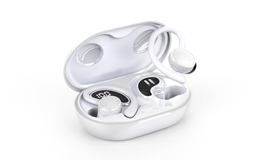 Matast Kabellose Ohrhörer mit Geräuschunterdrückung, Bluetooth, Bluetooth-Ohrhörer, 4 Mikrofon, tiefer Bass, Stereo-Sound, kabellose Kopfhörer im Ohr, Dual-LED-Power-Display von Matast