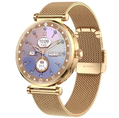 Smart Watch HD Touchscreen für Damen, Smartwatch Annehmen/Anruf tätigen, Herzfrequenz/Spo2/Schlafmonitor, IP68 Wasserdicht Smart Watch HD Touchscreen für Damen, Smartwatch Annehmen/Anruf tätigen, Herzfrequenz/Spo2/Schlafmonitor, IP68 Wasserdicht von Matast