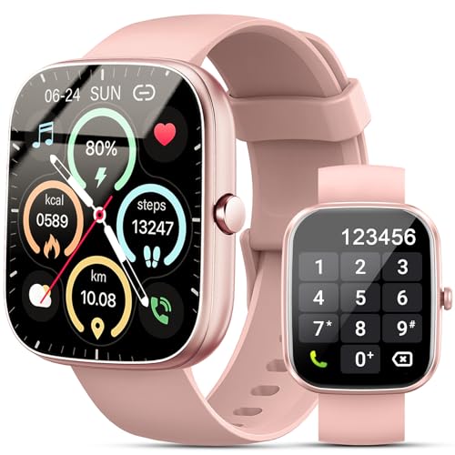 Smartwatch für Damen und Herren, Smartwatch mit Anrufannahme/Anrufannahme, Smartwatch wasserdicht IP68, 110+ Sportmodi Fitness Tracker mit Herzfrequenzmesser/SpO2/Schrittzähler/Schlaf Smartwatch für Damen und Herren, Smartwatch mit Anrufannahme/Anrufannahme, Smartwatch wasserdicht IP68, 110+ Sportmodi Fitness Tracker mit Herzfrequenzmesser/SpO2/Schrittzähler/Schlaf von Matast