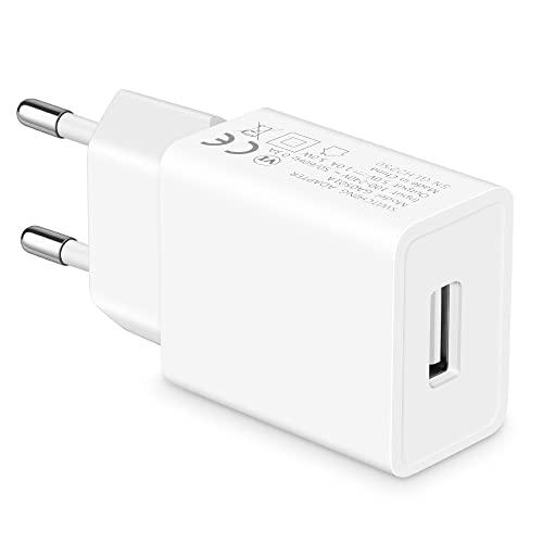 MatauMahi 5V1A USB Ladegerät (Weiß), 5W USB Netzteil, USB Stecker, Adapter für Handys, Tablets, Powerbanks, Bluetooth-Kopfhörer, Smartbands und Andere Geräte mit USB-Schnittstelle von MatauMahi