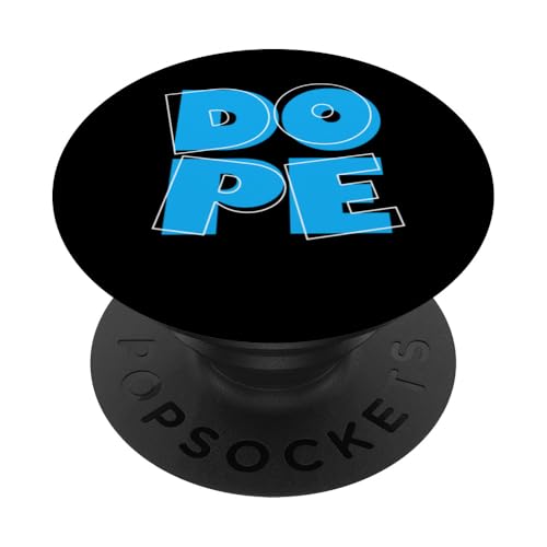 Blaue DOPE blaue Grafik PopSockets Klebender PopGrip Blaue DOPE blaue Grafik PopSockets Klebender PopGrip von Match Blue Color Graphic Tee