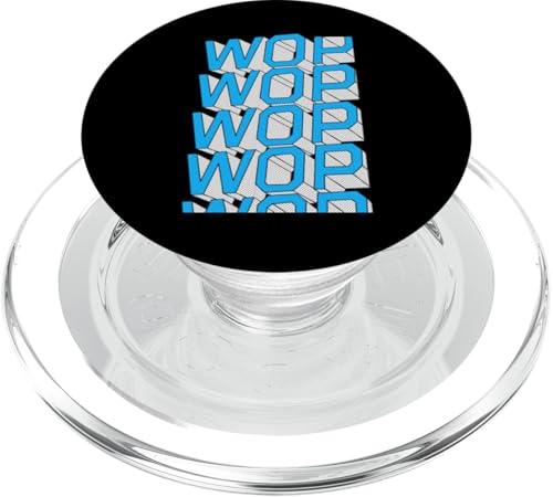 Blaue WOP-x5 blaue Farbgrafik PopSockets PopGrip für MagSafe Blaue WOP-x5 blaue Farbgrafik PopSockets PopGrip für MagSafe von Match Blue Color Graphic Tee