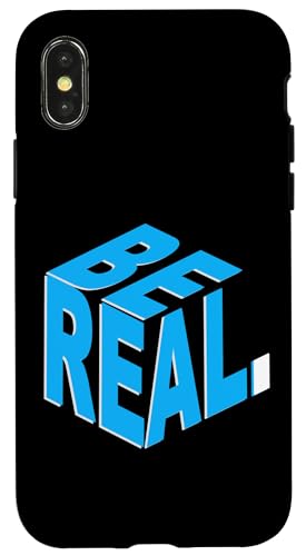 Blue Be Real Blue Farbgrafik Hülle für iPhone X/XS Blue Be Real Blue Farbgrafik Hülle für iPhone X/XS von Match Blue Color Graphic Tee