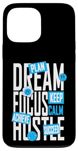 Blue Dream, Focus, Hustle Blue Graphic Hülle für iPhone 13 Pro Max Blue Dream, Focus, Hustle Blue Graphic Hülle für iPhone 13 Pro Max von Match Blue Color Graphic Tee
