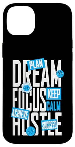 Blue Dream, Focus, Hustle Blue Graphic Hülle für iPhone 14 Plus Blue Dream, Focus, Hustle Blue Graphic Hülle für iPhone 14 Plus von Match Blue Color Graphic Tee