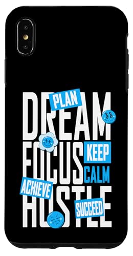 Blue Dream, Focus, Hustle Blue Graphic Hülle für iPhone XS Max Blue Dream, Focus, Hustle Blue Graphic Hülle für iPhone XS Max von Match Blue Color Graphic Tee