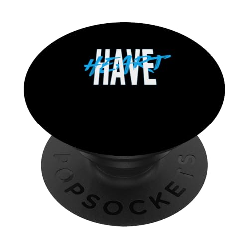 Blue Have Heart Blue Graphic PopSockets Klebender PopGrip von Match Blue Color Graphic Tee