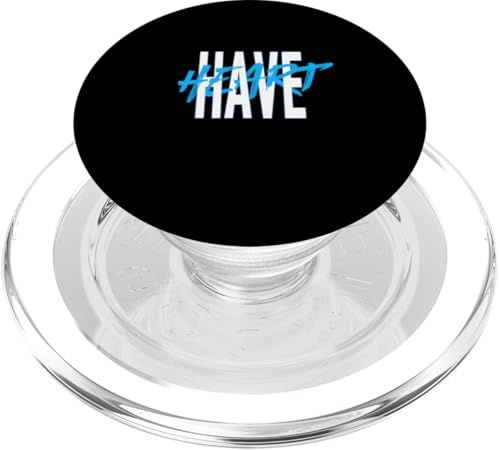 Blue Have Heart Blue Graphic PopSockets PopGrip für MagSafe von Match Blue Color Graphic Tee