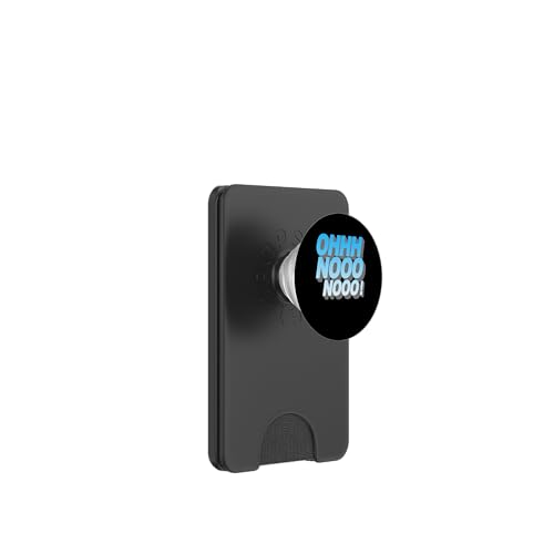 Blue OhNooooo! Blaue Grafik PopSockets PopWallet für MagSafe von Match Blue Color Graphic Tee