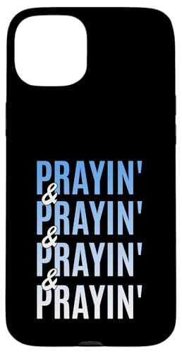 Blue Prayin'-x4 Blaue Grafik Hülle für iPhone 15 Plus Blue Prayin'-x4 Blaue Grafik Hülle für iPhone 15 Plus von Match Blue Color Graphic Tee