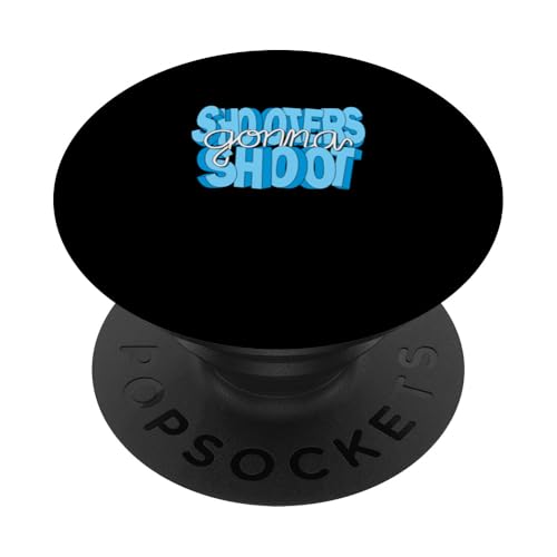 Blue Shooters Gonna Shoot Blaue Grafik PopSockets Klebender PopGrip Blue Shooters Gonna Shoot Blaue Grafik PopSockets Klebender PopGrip von Match Blue Color Graphic Tee