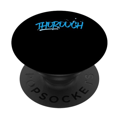 Blue So Thorough Blue Grafik PopSockets Klebender PopGrip von Match Blue Color Graphic Tee