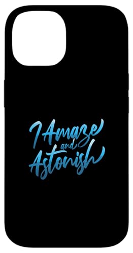 Grafik „Blue I Amaze & Astonish Blue“ Hülle für iPhone 14 Grafik „Blue I Amaze & Astonish Blue“ Hülle für iPhone 14 von Match Blue Color Graphic Tee