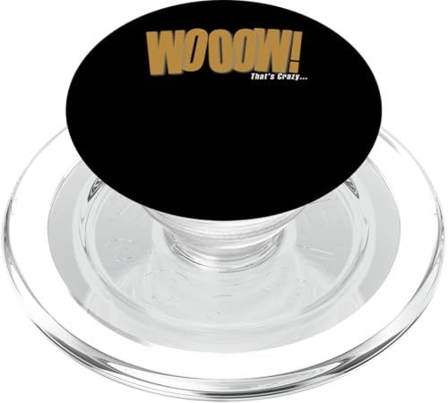 Braun Wooow! Das ist verrückt... braune Grafik PopSockets PopGrip für MagSafe Braun Wooow! Das ist verrückt... braune Grafik PopSockets PopGrip für MagSafe von Match Brown Color Graphic Tee