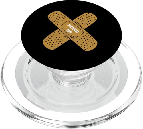 Braun fixierte braune Grafik PopSockets PopGrip für MagSafe von Match Brown Color Graphic Tee