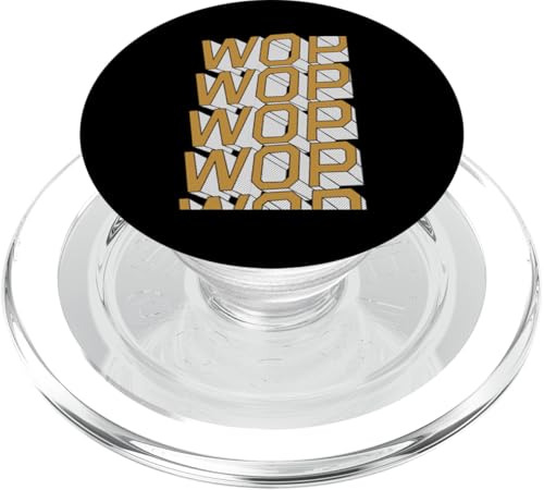 Braune WOP-x5-Farbgrafik PopSockets PopGrip für MagSafe Braune WOP-x5-Farbgrafik PopSockets PopGrip für MagSafe von Match Brown Color Graphic Tee