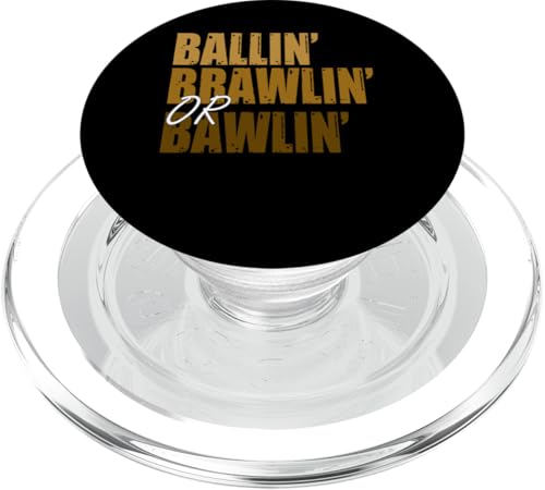 Brown Ballin', Brawlin' oder Bawlin' Brown Grafik PopSockets PopGrip für MagSafe von Match Brown Color Graphic Tee