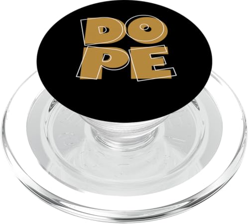 Brown DOPE Brown Graphic PopSockets PopGrip für MagSafe von Match Brown Color Graphic Tee