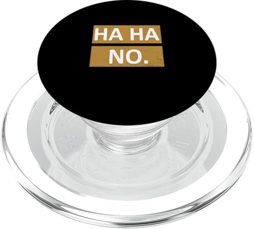 Brown Ha Ha No. Brown Graphic PopSockets PopGrip für MagSafe Brown Ha Ha No. Brown Graphic PopSockets PopGrip für MagSafe von Match Brown Color Graphic Tee