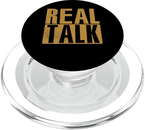 Brown Real Talk Brown Graphic PopSockets PopGrip für MagSafe von Match Brown Color Graphic Tee