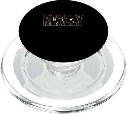 Brown Really HIM Brown Graphic PopSockets PopGrip für MagSafe von Match Brown Color Graphic Tee