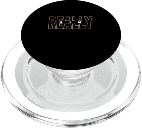 Brown Really Him Brown Graphic PopSockets PopGrip für MagSafe von Match Brown Color Graphic Tee