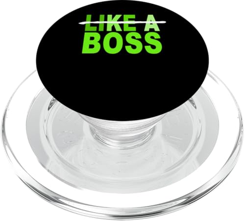 Green Bossing It Grüne Grafik PopSockets PopGrip für MagSafe Green Bossing It Grüne Grafik PopSockets PopGrip für MagSafe von Match Green Color Graphic Tee