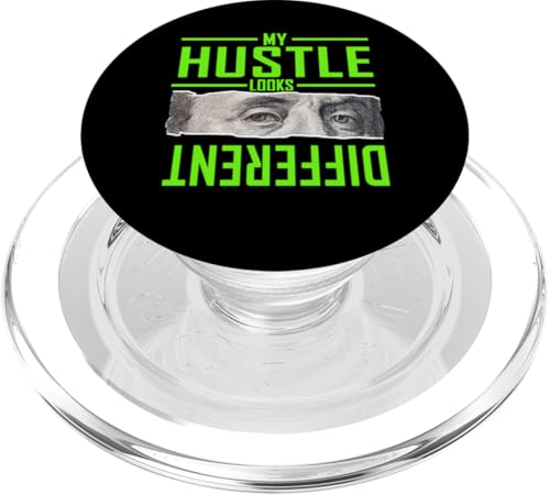 Green My Hustle Look Different Green Graphic PopSockets PopGrip für MagSafe Green My Hustle Look Different Green Graphic PopSockets PopGrip für MagSafe von Match Green Color Graphic Tee