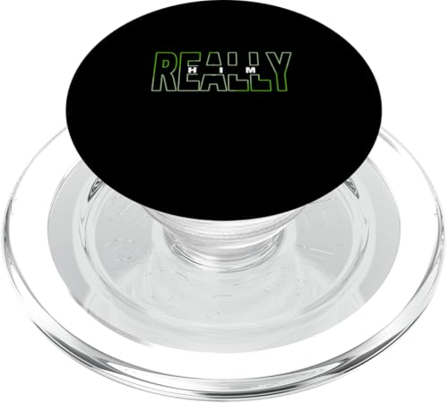 Green Really Him Green Graphic PopSockets PopGrip für MagSafe von Match Green Color Graphic Tee