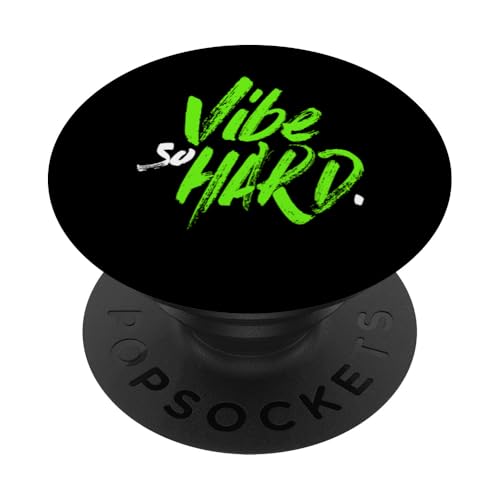 Green Vibe so Hard Green Grafik PopSockets Klebender PopGrip Green Vibe so Hard Green Grafik PopSockets Klebender PopGrip von Match Green Color Graphic Tee