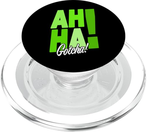 Grün Haha! Verstanden! Grüne Grafik PopSockets PopGrip für MagSafe Grün Haha! Verstanden! Grüne Grafik PopSockets PopGrip für MagSafe von Match Green Color Graphic Tee