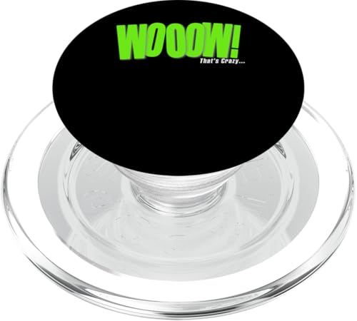 Grün Wooow! Das ist verrückt... Grüne Grafik PopSockets PopGrip für MagSafe Grün Wooow! Das ist verrückt... Grüne Grafik PopSockets PopGrip für MagSafe von Match Green Color Graphic Tee