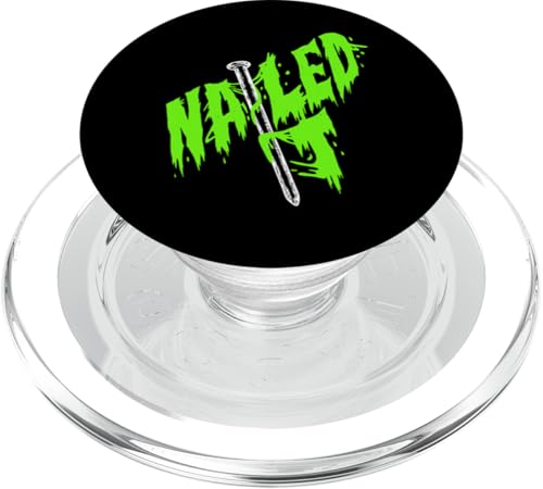 Grün hat es grün genagelt PopSockets PopGrip für MagSafe von Match Green Color Graphic Tee