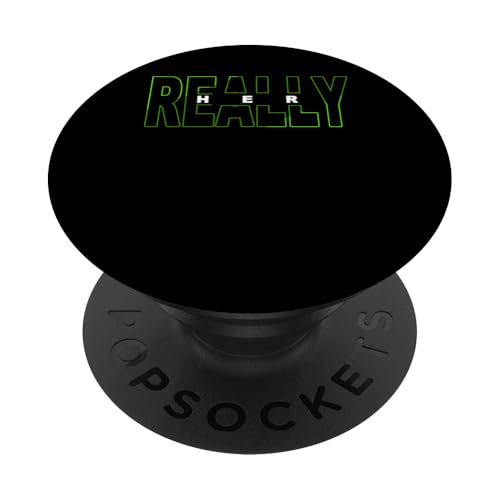 Grün: Wirklich IHRE grüne Grafik PopSockets Klebender PopGrip Grün: Wirklich IHRE grüne Grafik PopSockets Klebender PopGrip von Match Green Color Graphic Tee