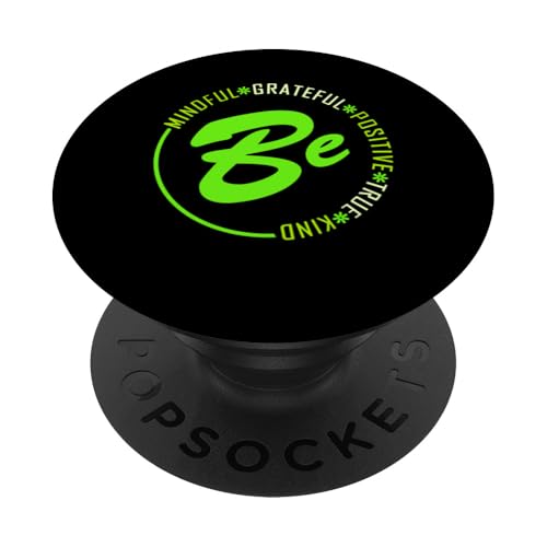 Grüne BE-Grün-Grafik PopSockets Klebender PopGrip Grüne BE-Grün-Grafik PopSockets Klebender PopGrip von Match Green Color Graphic Tee