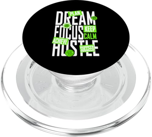Grüne Grafik von Green Dream, Focus, Hustle PopSockets PopGrip für MagSafe von Match Green Color Graphic Tee