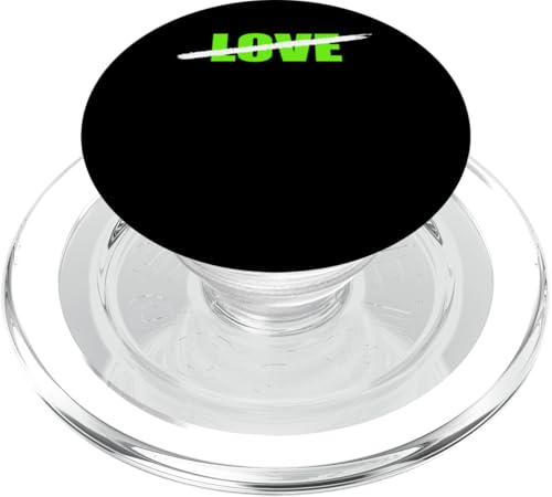 Grüne No Love grüne Grafik PopSockets PopGrip für MagSafe Grüne No Love grüne Grafik PopSockets PopGrip für MagSafe von Match Green Color Graphic Tee