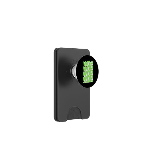 Grüne WOP-x5 grüne Farbgrafik PopSockets PopWallet für MagSafe Grüne WOP-x5 grüne Farbgrafik PopSockets PopWallet für MagSafe von Match Green Color Graphic Tee
