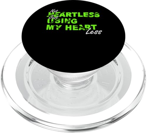 Grüne nicht herzlose grüne Grafik PopSockets PopGrip für MagSafe Grüne nicht herzlose grüne Grafik PopSockets PopGrip für MagSafe von Match Green Color Graphic Tee