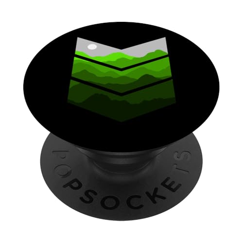 Grünes Panorama vom Top Green PopSockets Klebender PopGrip Grünes Panorama vom Top Green PopSockets Klebender PopGrip von Match Green Color Graphic Tee