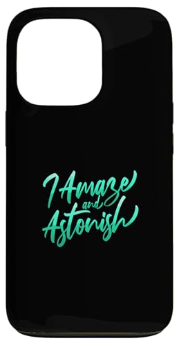 Blaugrün Aqua I Amaze & Astonish Teal Aqua Graphic Hülle für iPhone 13 Pro Blaugrün Aqua I Amaze & Astonish Teal Aqua Graphic Hülle für iPhone 13 Pro von Match Light Teal Aqua Color Graphic Tee
