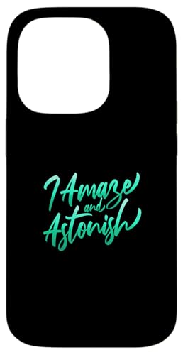 Blaugrün Aqua I Amaze & Astonish Teal Aqua Graphic Hülle für iPhone 14 Pro Blaugrün Aqua I Amaze & Astonish Teal Aqua Graphic Hülle für iPhone 14 Pro von Match Light Teal Aqua Color Graphic Tee
