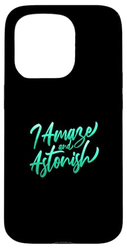 Blaugrün Aqua I Amaze & Astonish Teal Aqua Graphic Hülle für iPhone 15 Pro Blaugrün Aqua I Amaze & Astonish Teal Aqua Graphic Hülle für iPhone 15 Pro von Match Light Teal Aqua Color Graphic Tee