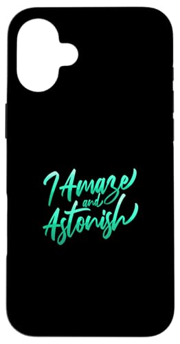 Blaugrün Aqua I Amaze & Astonish Teal Aqua Graphic Hülle für iPhone 16 Plus Blaugrün Aqua I Amaze & Astonish Teal Aqua Graphic Hülle für iPhone 16 Plus von Match Light Teal Aqua Color Graphic Tee